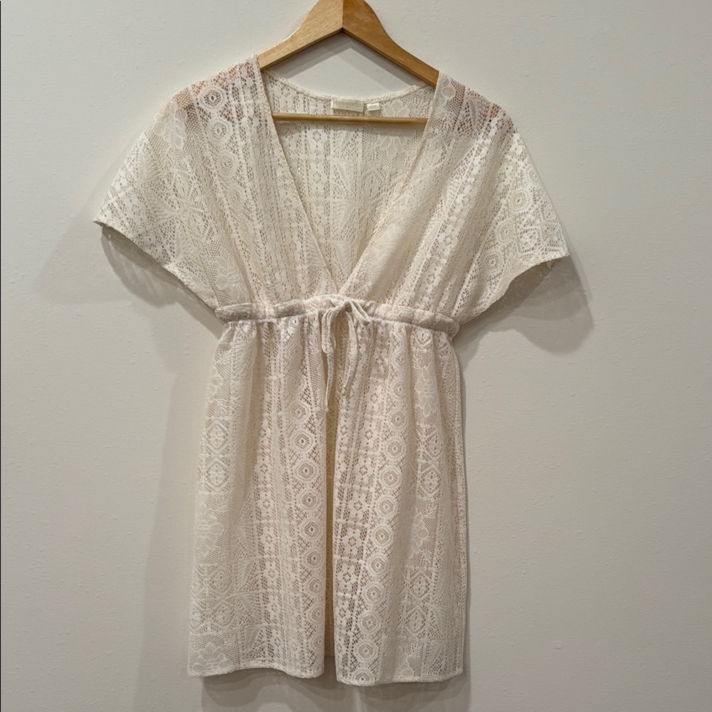 Accessorize Cream Lace Top